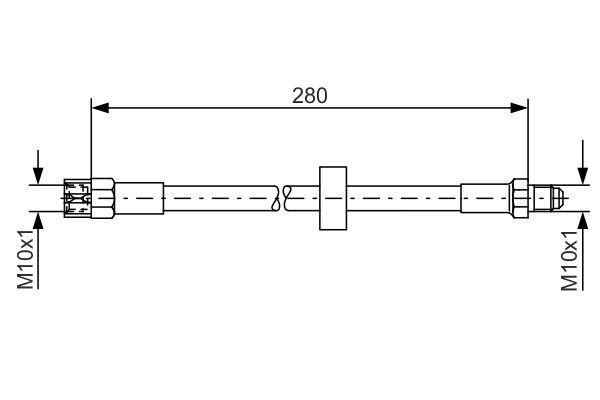BOSCH 1 987 476 117 Brake Hose