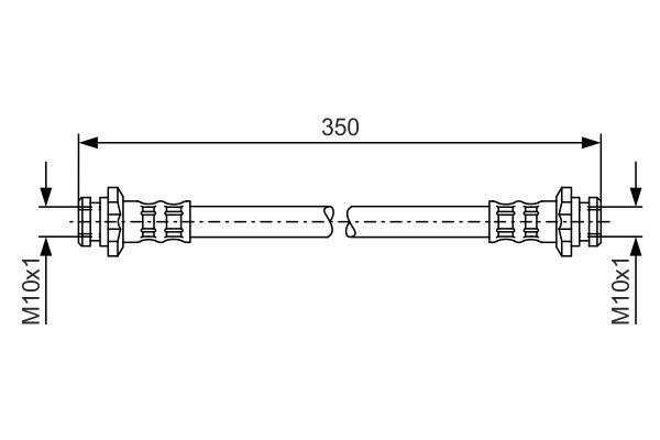 BOSCH 1 987 476 134 Brake Hose