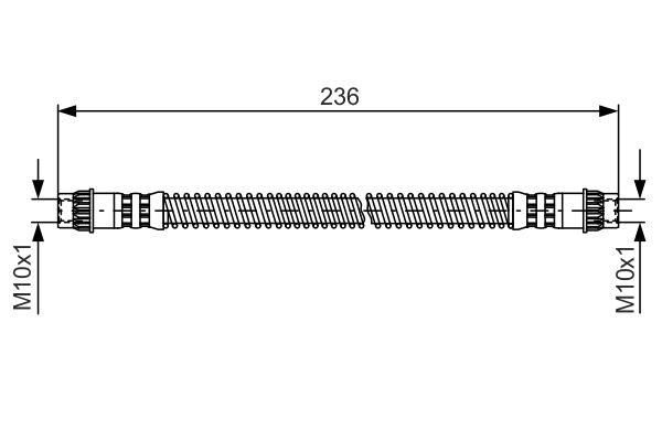BOSCH 1 987 476 148 Brake Hose