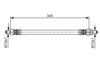 Brake Hose BOSCH 1 987 476 176