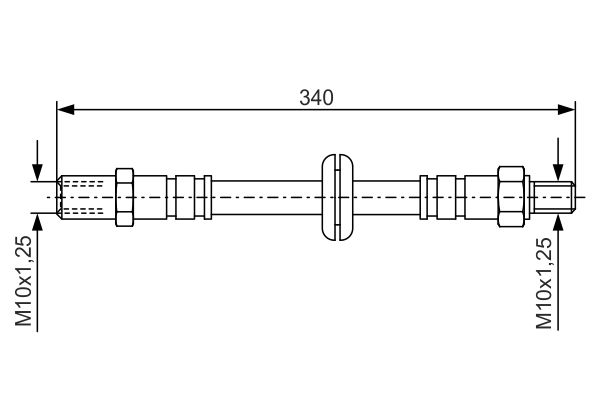 BOSCH 1 987 476 191 Brake Hose
