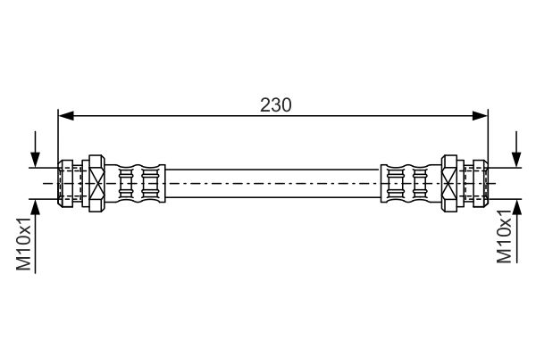 BOSCH 1 987 476 195 Brake Hose