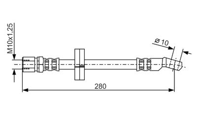 Brake Hose BOSCH 1 987 476 239