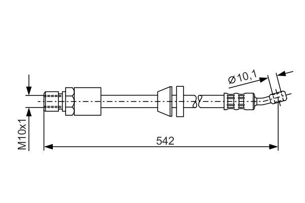 BOSCH 1 987 476 243 Brake Hose