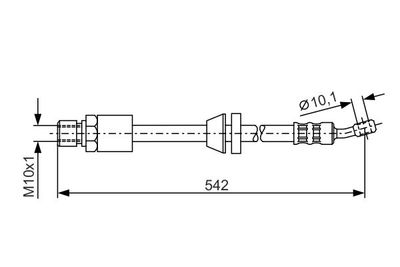 Brake Hose BOSCH 1 987 476 243