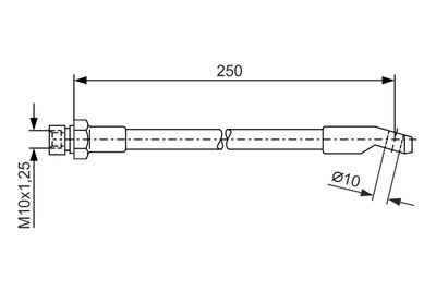 Brake Hose BOSCH 1 987 476 245