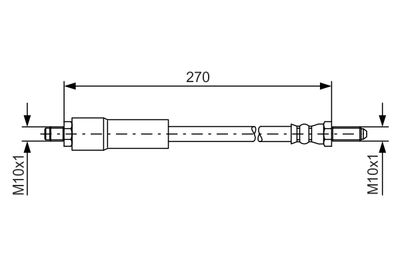 Brake Hose BOSCH 1 987 476 262