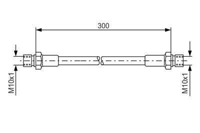 Brake Hose BOSCH 1 987 476 286
