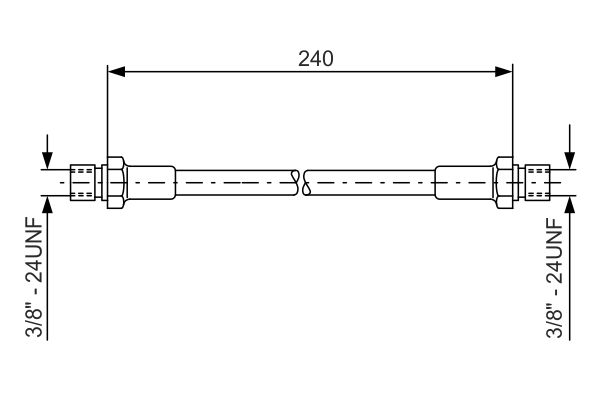 BOSCH 1 987 476 288 Brake Hose