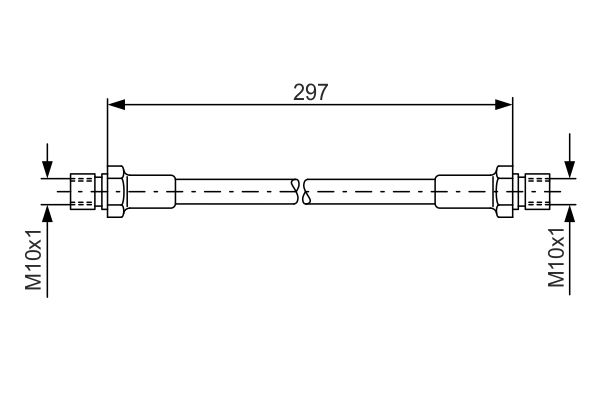 BOSCH 1 987 476 290 Brake Hose