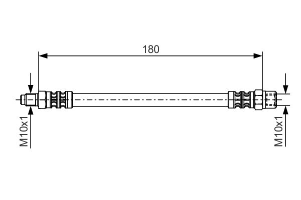 BOSCH 1 987 476 302 Brake Hose