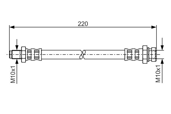 BOSCH 1 987 476 345 Brake Hose