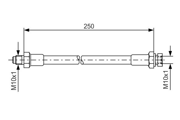 BOSCH 1 987 476 348 Brake Hose