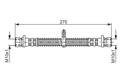 Brake Hose BOSCH 1 987 476 349