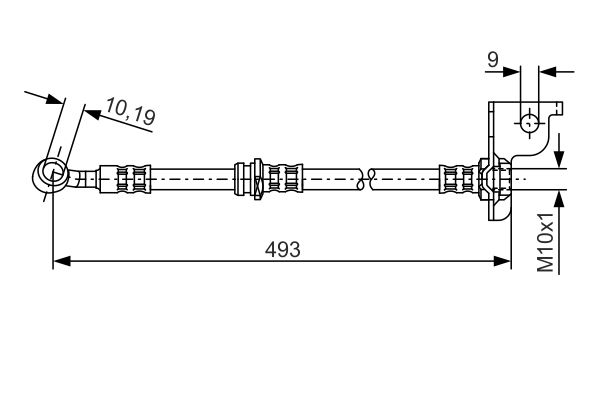 BOSCH 1 987 476 370 Brake Hose