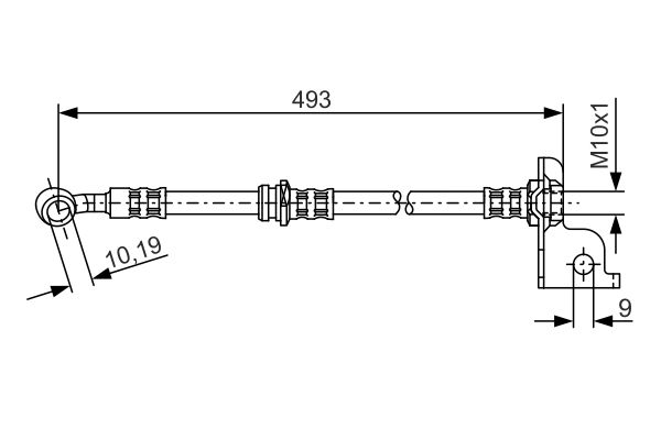 BOSCH 1 987 476 371 Brake Hose