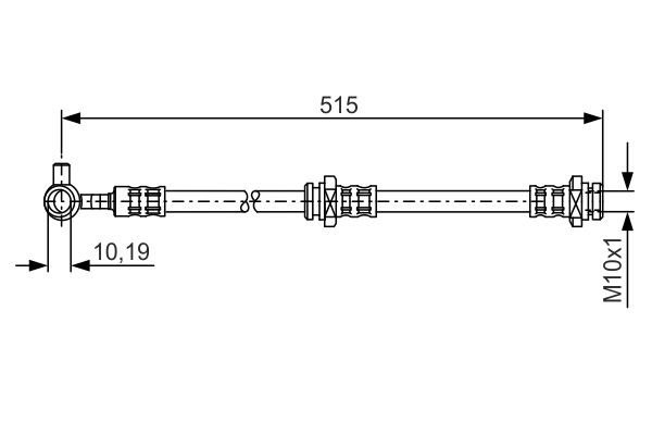 BOSCH 1 987 476 376 Brake Hose