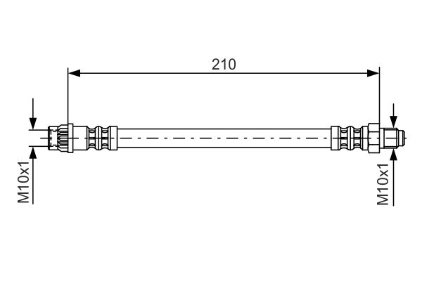 BOSCH 1 987 476 425 Brake Hose
