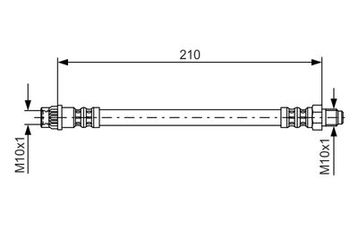 Brake Hose BOSCH 1 987 476 425
