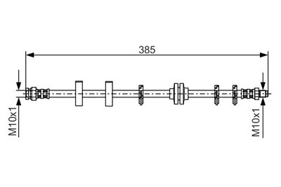 Brake Hose BOSCH 1 987 476 438