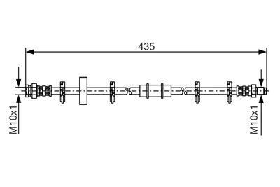 Brake Hose BOSCH 1 987 476 442