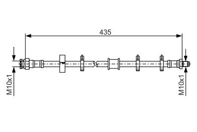 Brake Hose BOSCH 1 987 476 445