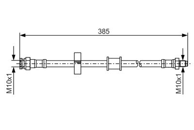 Brake Hose BOSCH 1 987 476 459