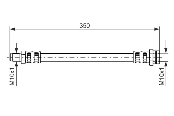 BOSCH 1 987 476 491 Brake Hose