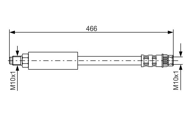 BOSCH 1 987 476 492 Brake Hose