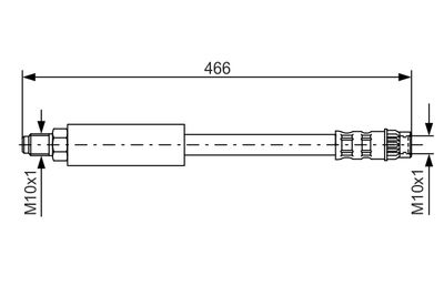 Brake Hose BOSCH 1 987 476 492
