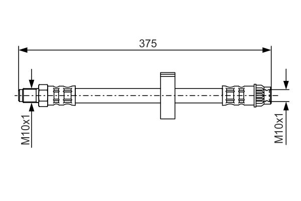 BOSCH 1 987 476 518 Brake Hose
