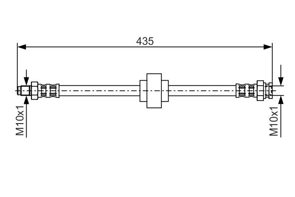 BOSCH 1 987 476 521 Brake Hose