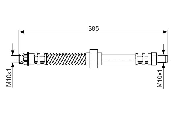 BOSCH 1 987 476 597 Brake Hose