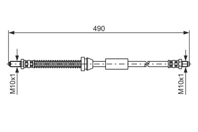 Brake Hose BOSCH 1 987 476 607