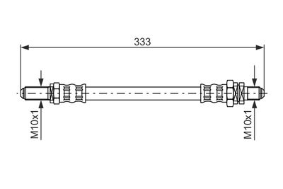 Brake Hose BOSCH 1 987 476 619