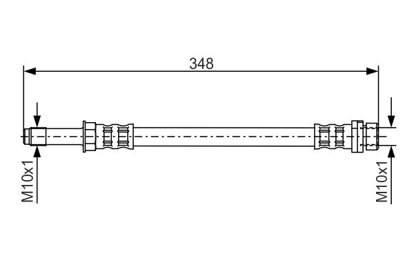 BOSCH 1 987 476 622 Brake Hose