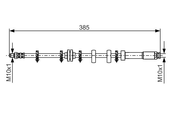 BOSCH 1 987 476 634 Brake Hose