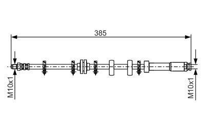 Brake Hose BOSCH 1 987 476 634