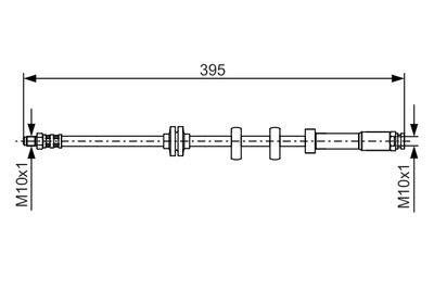 Brake Hose BOSCH 1 987 476 635