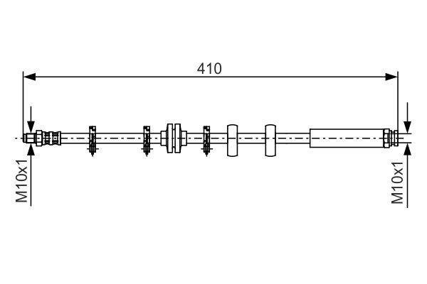 BOSCH 1 987 476 639 Brake Hose