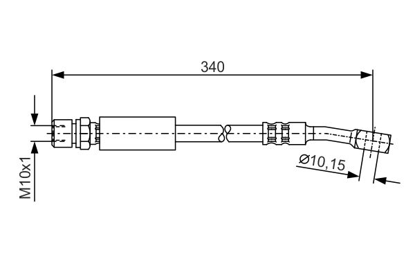 BOSCH 1 987 476 691 Brake Hose