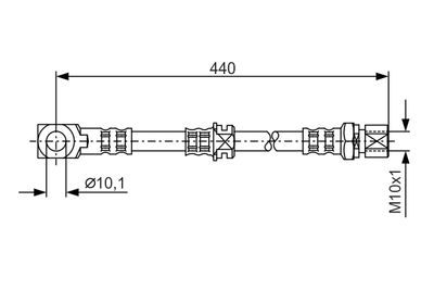 Brake Hose BOSCH 1 987 476 694