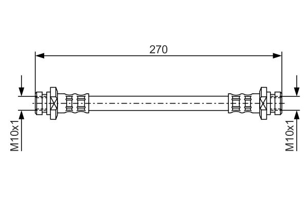 BOSCH 1 987 476 737 Brake Hose