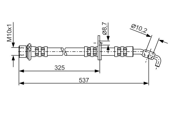 BOSCH 1 987 476 782 Brake Hose