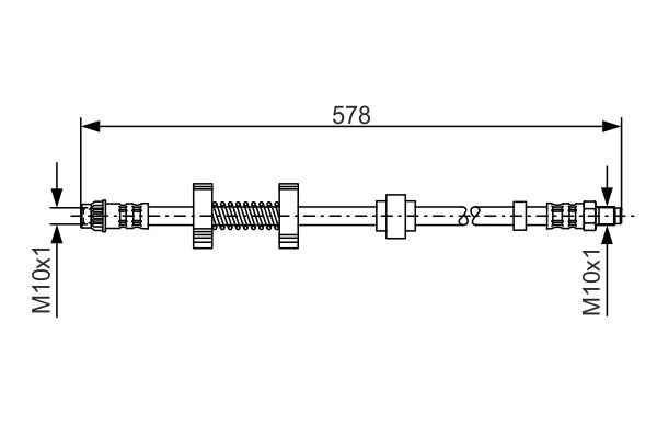 BOSCH 1 987 476 796 Brake Hose