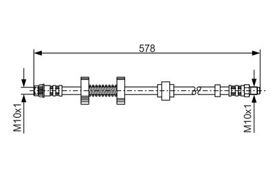 Brake Hose BOSCH 1 987 476 796
