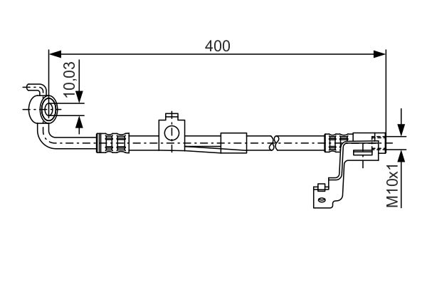 BOSCH 1 987 476 815 Brake Hose