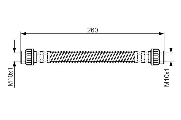 BOSCH 1 987 476 869 Brake Hose