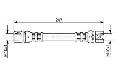 Brake Hose BOSCH 1 987 476 874
