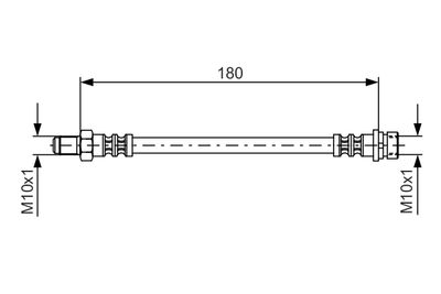 Brake Hose BOSCH 1 987 476 887